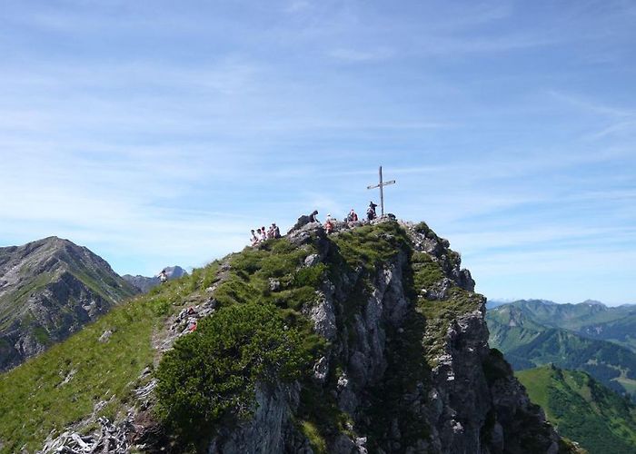 Kanzelwandbahn Access to Fiderepasshütte from Kanzelwandbahn mountain station ... photo