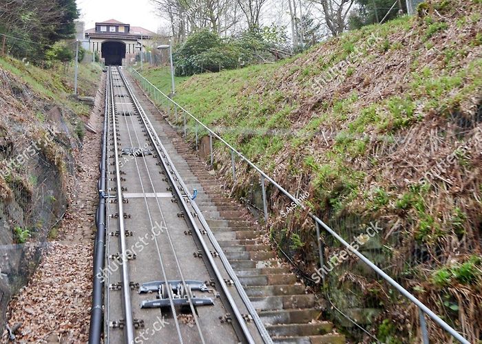 Merkur Funicular Railway Mountain Railway Merkur Near Badenbaden Black Stock Photo ... photo
