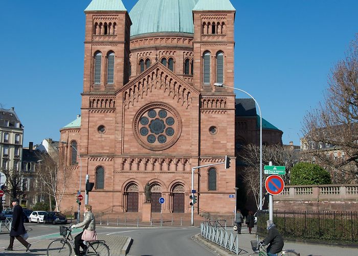 Place de Haguenau Catholic Church Saint-Pierre-le-Jeune - Strasbourg | Film France photo