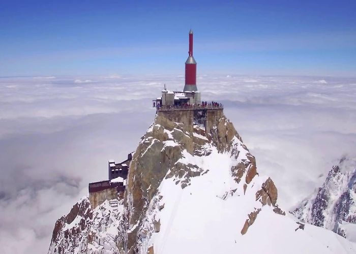 Aiguille du Midi Aiguille du Midi, Chamonix - Drone Photography photo