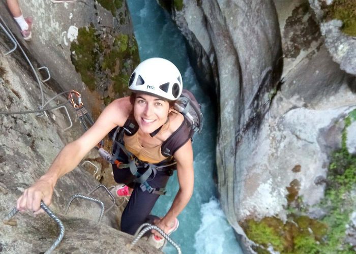 Serre Chevalier Briançon Ski School 3 amazing sites to practice Via Ferrata in the High-Alpes Briançon photo