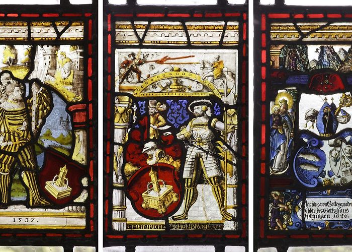 Rotherfield Greys Court Stained glass conservation exhibition at Greys Court - The Oxford ... photo