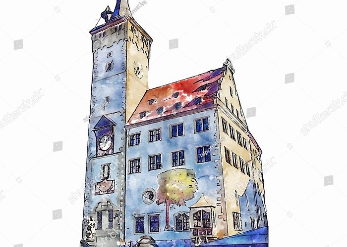 Grafeneckart und Rathaus 3,652 Bayern Vintage Royalty-Free Images, Stock Photos & Pictures ... photo