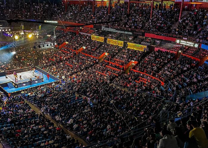 Mexico City Arena Arena Mexico with a full capacity crowd for CMLL Grand Prix 2022 ... photo