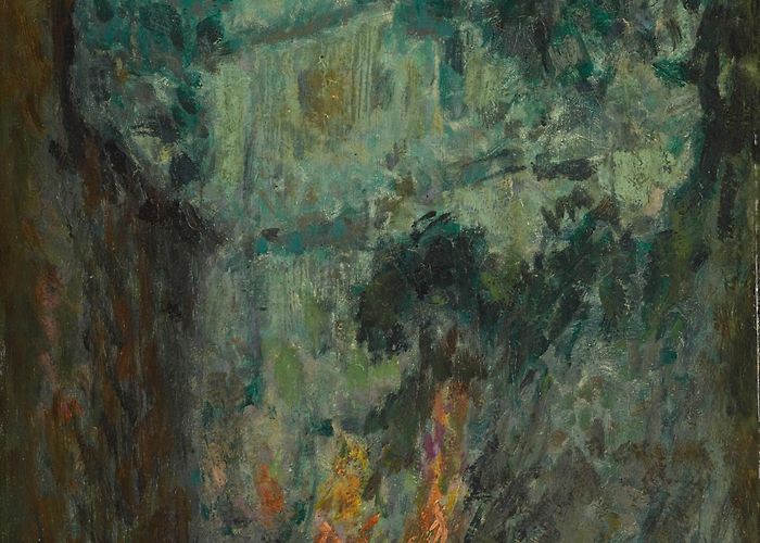 Institut de Francais La rue au Clair de Lune, Villefranche-sur-mer | Impressionist ... photo