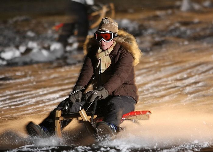 Grafenwiesenlift Floodlight tobogganing on the Grafenwiese - BERGFEX - Sledge ... photo
