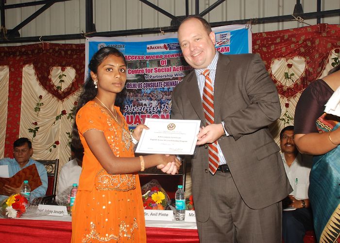 US Consulate General Remarks of U.S. Consulate General, Chennai Deputy Consular Chief ... photo