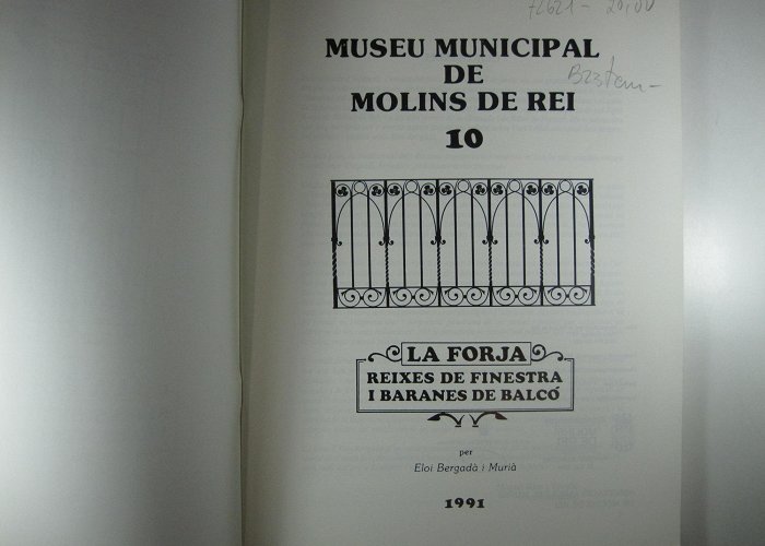 Museu Municipal de Molins de Rei MUSEU MUNICIPAL DE MOLINS DE REI, 10: LA FORJA. REIXES DE FINESTRA ... photo