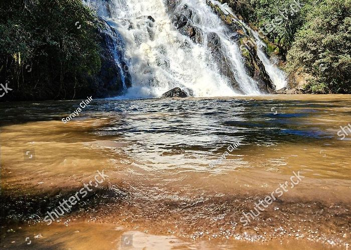 Itapecuru Waterfalls Waterfall Over Rocks Middle Nature Stock Photo 2326190527 ... photo