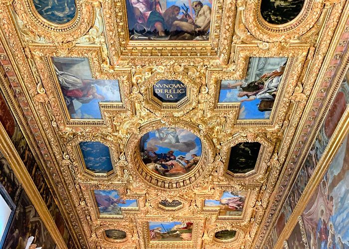 The Ducal Palace Venice Doge's Palace: Paolo Veronese's ceiling of the Collegio Hall photo