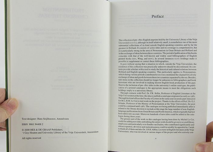 Vrije Universiteit Amsterdam Protestantism Crossing the Seas (Bibliotheca Humanistica ... photo
