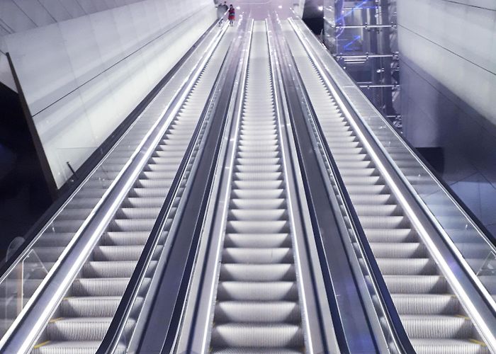 Vijzelgracht One of the longest escalators in the BeNeLux area, the stairs at ... photo