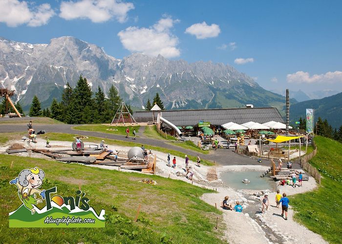 Kabinenbahn Karbachalm FAMILY WALKING ROUTE Toni's Almspielplatz • Hiking » outdooractive.com photo
