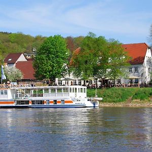 Zum Weserdampfschiff Hotel Бад Карлхафен Exterior photo