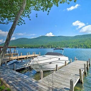 Waterfront Home On Lake George With Boat Dock! Куинсбъри Exterior photo