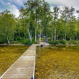 Lucky Lakefront Log Cabin Villa Kokadjo Exterior photo