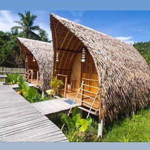 Palayan Paradise Huts Hotel Сан Висенте Exterior photo