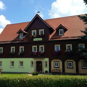 Pension Immergruen Hotel Курорт Юнсдорф Exterior photo