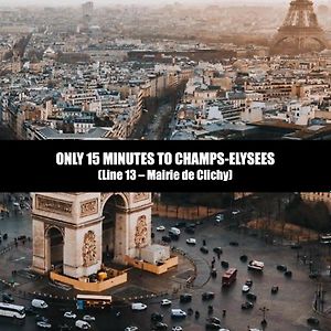 Suite L'Eclipse Paris, Logement Avec Jacuzzi, A 10 Minutes Des Champs Elysees Левалоа-Пере Exterior photo