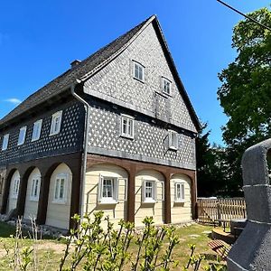 Ferienhaus Hexe Mit Whirlpool, Sauna, Garten Villa Гросшунау Exterior photo