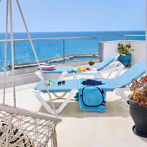 Breathtaking Sea View Flat For Families In Crete Apartment Кератокампос Exterior photo