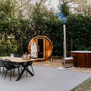 Romantisch Wellness Boshuisje Met Sauna & Hottub Meijel Exterior photo