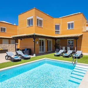 Luxury Villa With Sea View, Heated Pool Арона Exterior photo