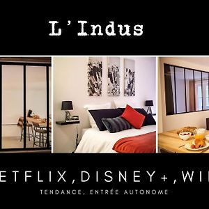 L'Indus 3 Etoiles Wifi, Netflix, Disney, Coeur De Bastide Apartment Вилфранш-дьо-Руерг Exterior photo