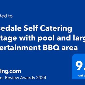 Rosedale Self Catering Cottage With Pool And Large Entertainment Bbq Area Henburg Park Exterior photo