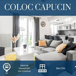 Coloc Capucin - Belle Colocation Avec 3 Chambres Independantes / Balcon Prive / Parking Collectif / Wifi Gratuit Анмас Exterior photo