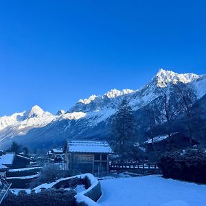 Kinabalu - Vue Mt Blanc Range Les Houches Center Apartment Exterior photo