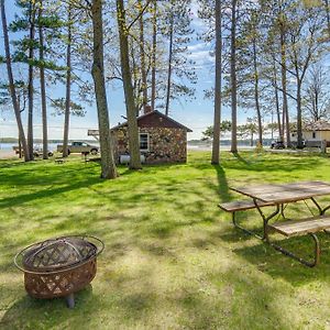 Rustic Cabin With Fire Pit, Steps To Sand Lake! Villa Northwoods Beach Exterior photo