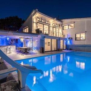 Ikaria Beachfront Villa | 7 Bedrooms | Villa Indigo Blue Haven | Infinity Pool With Stunning Aegian Sea Views | Gialiskari Gialiskari  Exterior photo