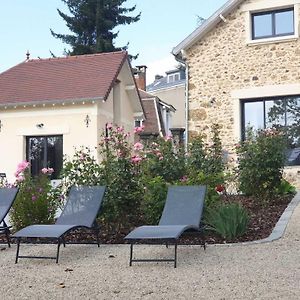 Gite De Charme A Senlisse: Confort Haut De Gamme, Parc Arbore, Cheminee, Wifi Gratuit, Proche Chateaux - Fr-1-527-9 Villa Exterior photo