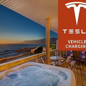 Stunning Oceanview Shelter Cove! By Oceanviewhottubs Oceanfront! Tesla Ev Station Apartment Exterior photo