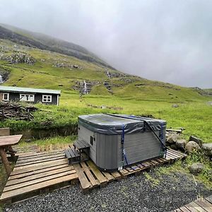 Turf House In Saksun With Panoramic View Villa Exterior photo