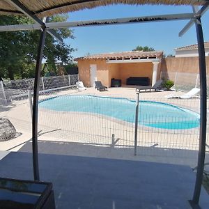 Proche D'Anduze Villa 4 Pieces 110 M2 Avec Piscine Saint-Jean-de-Serres Exterior photo