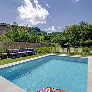 Gite Avec Piscine, Chevaux Acceptes, Confort Moderne - Fr-1-496-126 Villa Belmont-de-la-Loire Exterior photo