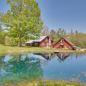 Unique Maine Log Cabin With Trout Ponds And Sauna! Freedom Exterior photo