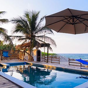 Ocean Front And Lagoon On The Back Eco- House Villa Tornabé Exterior photo