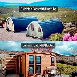 Duirinish Pods With Private Hot Tubs And Duirinish Bothy With No Hot Tub Villa Плоктън Exterior photo