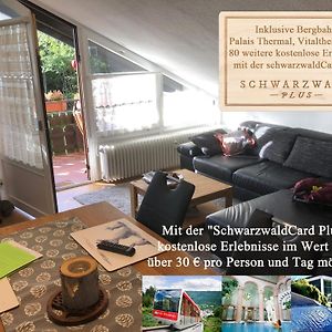 Ferienwohnung Kuckuck Auf Dem Sommerberg Incl Schwarzwaldcard Plus - 2 Zimmer 50Qm Бад Вилдбад Exterior photo