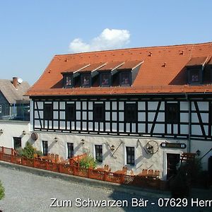 Hotel Zum Schwarzen Baer Хермсдорф Exterior photo