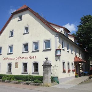 Gasthaus Zum Goldenen Ross Hotel Креглинген Exterior photo