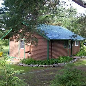 Logging Chain Lodge Cottage Resort Dwight Exterior photo