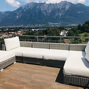 Alpen Panorama View Luxury House With Green Garden Бухс Exterior photo